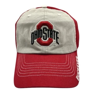 Ohio State Buckeyes Red & Gray Hat Cap Adjustable Fan Favorite NCAA OSU - Picture 1 of 9