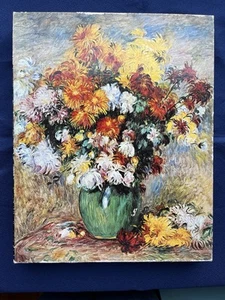 Vintage Springbok Jigsaw Puzzle Bouquet Of Chrysanthemums Renoir 500+ Pieces ‘68 - Picture 1 of 14