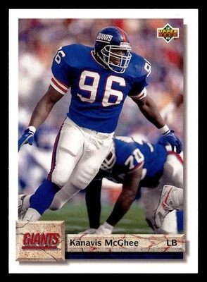 1992 Upper Deck - Kanavis McGhee #394 - Image 1 of 2