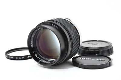 [Near MINT] OLYMPUS OM-SYSTEM ZUIKO AUTO-T 85mm F/2 Late Model Lens From JAPAN - Image 1 of 4