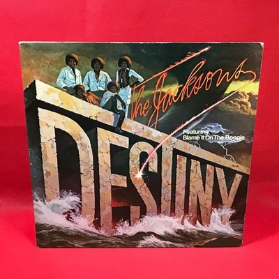 THE JACKSONS Destiny 1986 vinyl LP Blame It On The Boogie & Shake Your Body Down - Image 1 of 4