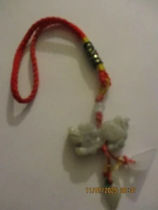 Vintage chinesischer begehrter Jade DRACHEN Motiv kleiner Anhänger - Bild 1 von 3