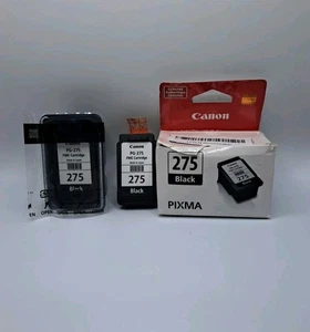 2 Original Canon Pixma PG-275 Schwarz Tintenpatronen Open Box - Bild 1 von 3