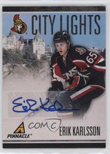 2010-11 Panini Pinnacle City Lights Signatures /100 Erik Karlsson #31 Auto