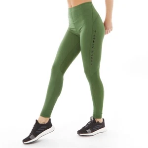 adidas Womens Karlie Kloss Yoga Flow Tight Leggings - Green / Small - Picture 1 of 3