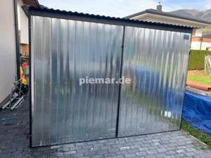 Blechgarage 3x5x2,14 Fertiggarage Metallgarage inkl. Lieferung 13833 !! - Bild 1 von 5
