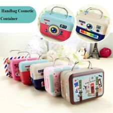 Jars Retro Square Handbag Wallet Candy Box Aluminum Tin Jar Cosmetic Container