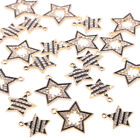  20 Pcs Pentagram Ornament Star Shape Charm Fashionable and Versatile