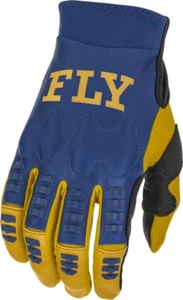 FLY RACING EVOLUTION DST GLOVES - NAVY/GOLD - MEDIUM - 375-113M - Picture 1 of 3