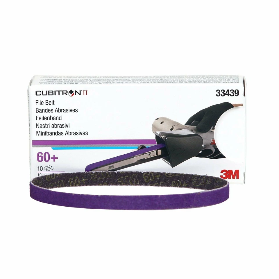 3M Cubitron II File Belt 10mm x 330mm 60+ Grade 33439 10 Pack - image 1 of 1