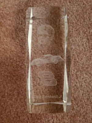 Dale Earnhardt Jr Glass Display- Perfect Condition - Image 1 of 3