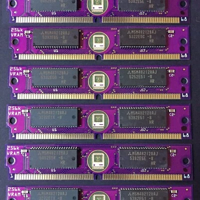 1pcs PurpleRAM new 68pin SIMM 256k 80/70ns VRAM memory Apple Macintosh computers - Image 1 of 4