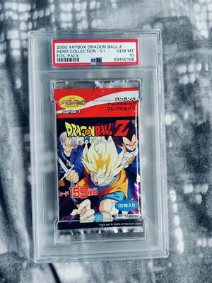 Dragon Ball Z - Artbox Hero Collection - Booster Pack PSA Gem mint 10 - Image 1 of 2