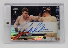 2018 Topps Chrome UFC Refractor PAUL FELDER AUTO #FA-PL