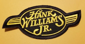 HANK WILLIAMS JR. Worldwide Shipping Embroidered Patch 2 X 4.5"