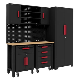 Sealey APMS12OP Complete Garage Tool Storage Work System with Mobile Trolley C - Picture 1 of 15