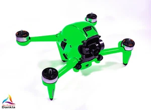 DJI FPV - SKIN - Neon Grün + 3/5 Batterieskins + Goggles - Picture 1 of 11