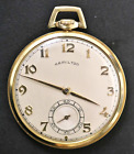 Vintage Running Hamilton Grade 917 Model 1 17j 10s 14k Gold Filled Pocket Watch