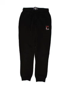 FILA Boys Tracksuit Trousers Joggers 12-13 Years Black Polyester BP05 - Picture 1 of 3