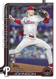 2025 Topps Series 2 #362 Seth Johnson Philadelphia Phillies Rookie RC - Picture 1 of 2