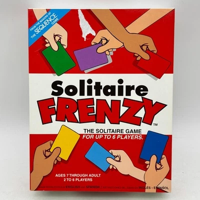 Solitaire Frenzy Card Game COMPLETE Jax 2002 Family Fast Sequence - Image 1 of 4
