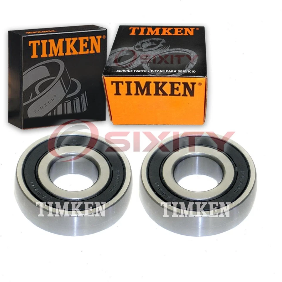 2 rodamientos de eje de salida de transmisión trasera Timken para Jeep CJ3 1966 manual rr Foto 1 de 4