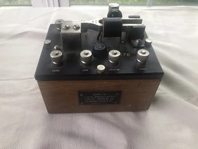 Oscilador de audio vintage de General Radio Co. Foto 1 de 4