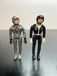 VINTAGE 1983 GAY TOYS LASER FORCE SILVER PILOT ACTION FIGURES 3.5” W17 - Picture 1 of 2