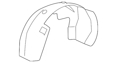 Подлинная передняя водительская облицовка рулевой рубки GM 20953678 - Изображение 1 из 4