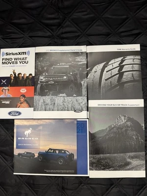 Руководство пользователя 2021 Ford Bronco совместимо с руководством пользователя от оригинального производителя, заводское - Изображение 1 из 2