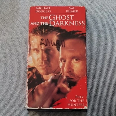 Ghost & the Darkness (VHS, 1997) Michael Douglas & Val Kilmer in thrilling film Foto 1 de 4