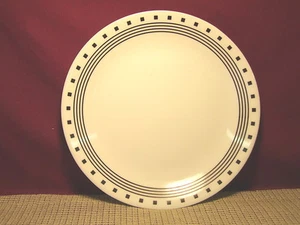Placa Dnner Corning Corelle City Block Pattern 10 1/4" - Imagen 1 de 3