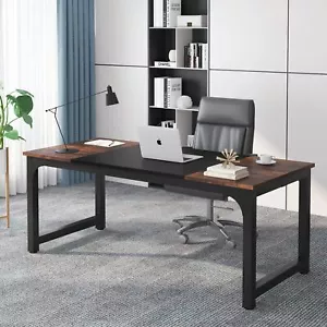 Tribesigns 63" Executive Desk, Computer Table Study Workstation for Home Office - Picture 1 of 6