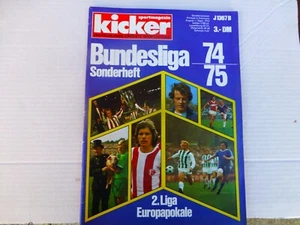 Kicker- Sonderheft-Bundesliga Sondernummer 1974/75 guter Zustand - Bild 1 von 4