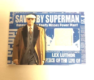 Superman Returns Authentic Movie Memorabilia Trading Card Lex Luthor's Coat - Picture 1 of 2