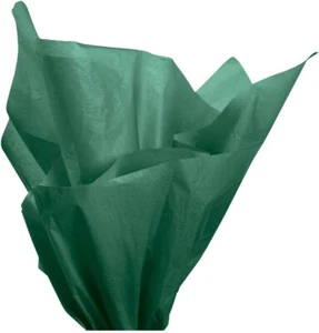 120 Stoffpapier tiefgrün 20 x 30 Zoll große Blätter Geschenk Versand flach - Bild 1 von 2