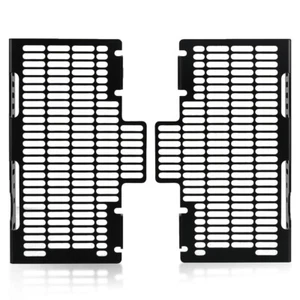 radiator guard aluminium For Honda CR250R CR125R 2002-2003-2004 Easy Fit Black - Imagen 1 de 9