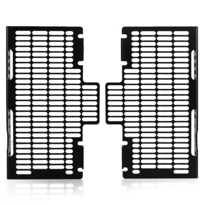 radiator guard aluminium For Honda CR250R CR125R 2002-2003-2004 Easy Fit Black - Image 1 of 4