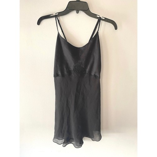 UNDERCOVER Abito slip vintage Victoria Secret Y2K anni 90 seta trasparente taglia L coquette stravagante gotico