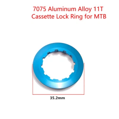 11T Blue Single Speed Cassette Cog Gear  MTB Road Bike Sprocket Freewheel Kit - Image 1 of 4