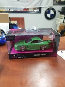 JADA PINK SLIPS Porsche 911 GT3 (996) 1/32 🟩 Green 🟩 24106 (NEW) - Picture 1 of 10