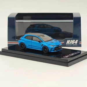 1/64 Hobby Japan Toyota GR COROLLA RZ Cyan Metallic HJ641067BL Diecast Model Car - Picture 1 of 6