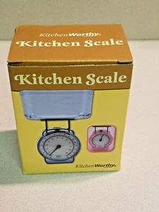 Kitchen Worthy Mechanical Blue 36 Ounce Capacity Kitchen Scale (NEW) - Picture 1 of 5