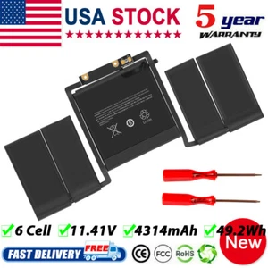 AAA Battery Replacement Part A1819 for MacBook Pro Retina A1706 13.3" 2016-2017 - Picture 1 of 12
