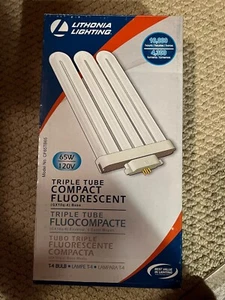 Lithonia Lighting Triple Tube Compact Fluorescent T-4, 65 W 4300 Lumens, 6500K - Picture 1 of 3