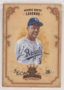 2004 Donruss Diamond Kings Legends Bronze /100 George Brett #167 HOF