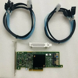 HP H220 IT Mode LSI 9205-8I PCI-e 3.0 Host Bus Adapter RAID +2*SFF-8087 SATA - Picture 1 of 6