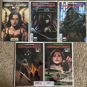 STAR WARS CRIMSON REIGN #1-5 MARVEL COMIC BOOK FULL SERIES CUMMINGS SOULE 2022 - Picture 1 of 6