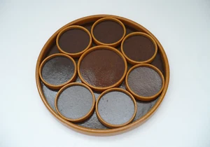 Tray with Coasters 9 Piece Set - Picture 1 of 8