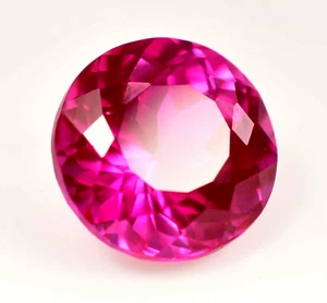 12.80Ct Natural Certified Pink Mozambique Ruby Loose Gemstone 13 mm AA Certified - Picture 1 of 5